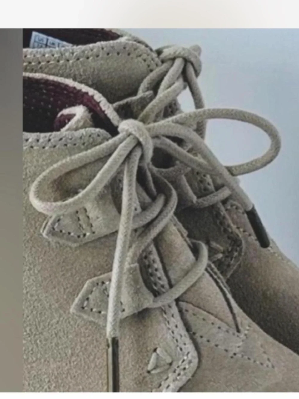 TOMS Kaia Taupe Suede Lace-Up Wedge Ankle Boot
